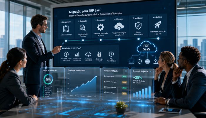Migração para ERP SaaS: Passo a Passo Seguro para Evitar Prejuízos na Transição